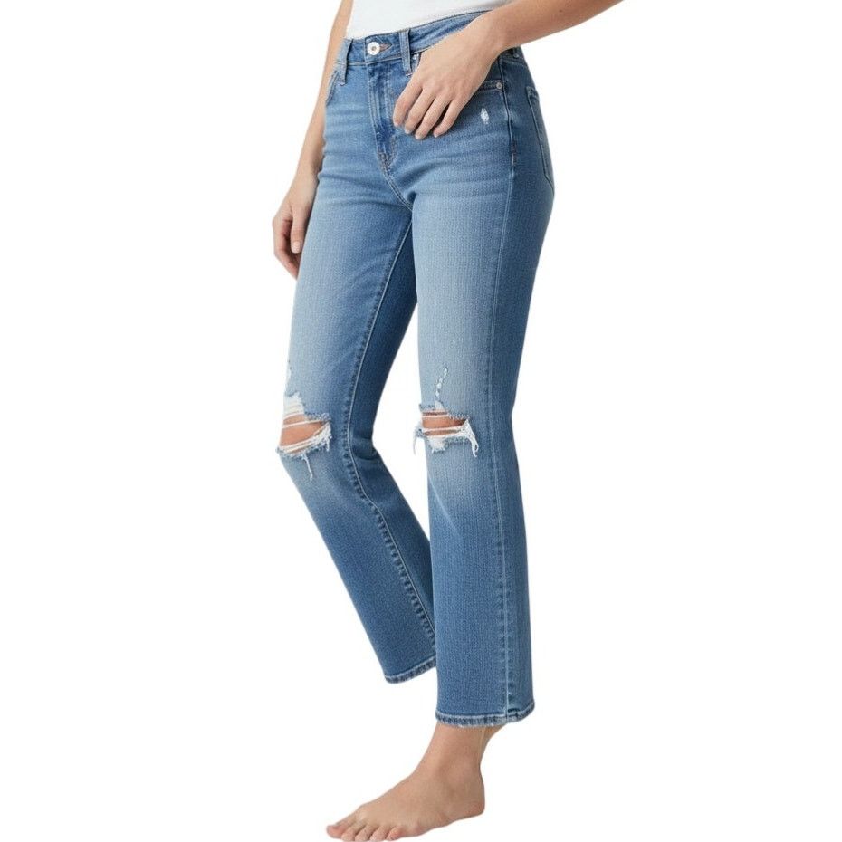 J.Crew J.Crew 9" Billie Demi Boot High-Rise Cropped Jeans, 25 Size 25" / US 0 / IT 36 - 7 Thumbnail