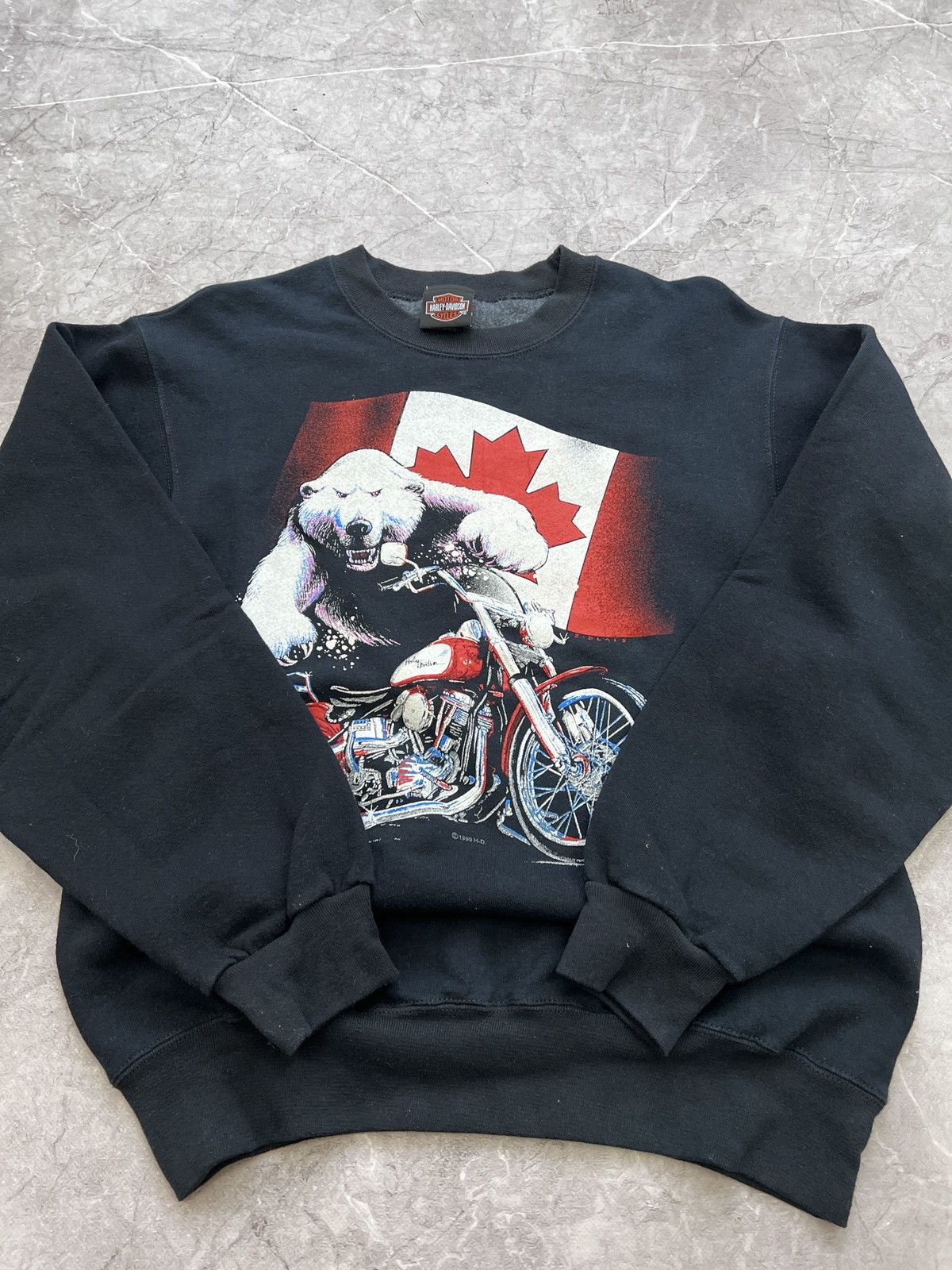 Harley Davidson VINTAGE HARLEY DAVIDSON 1999 sweatshirt 3D embleme Size US M / EU 48-50 / 2 - 8 Thumbnail
