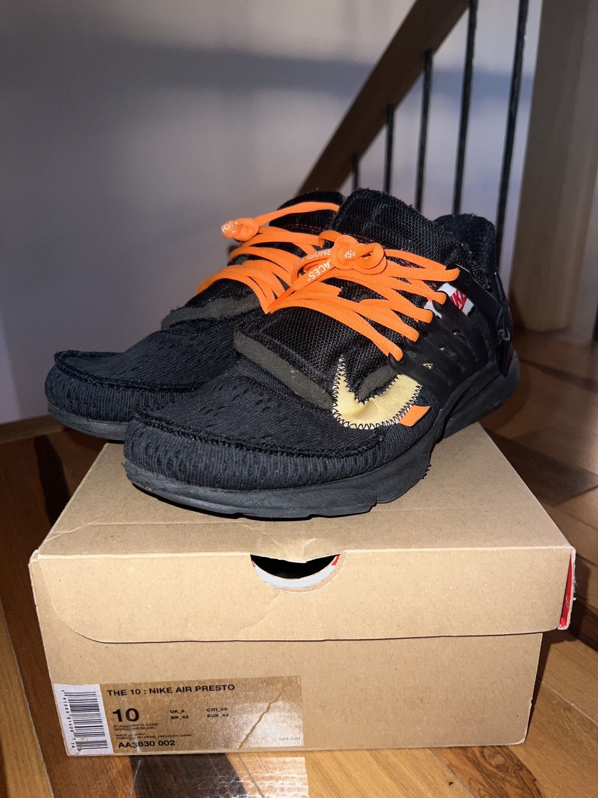 OFF WHITE PRESTO BLACK