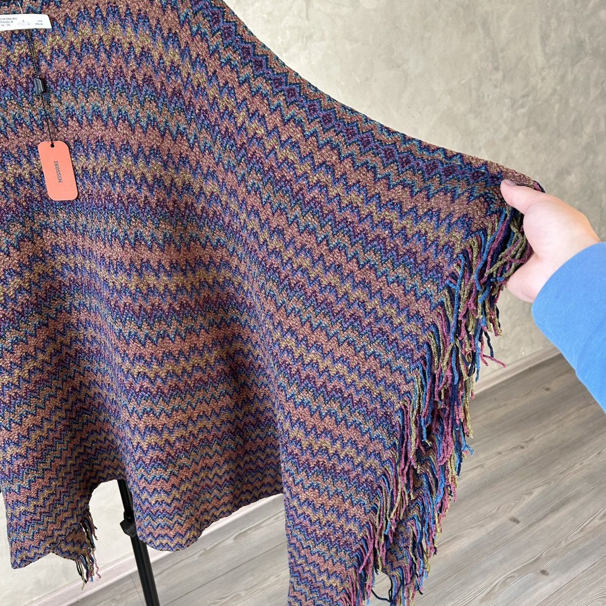 Missoni NWT Missoni Zig Zag Knit Poncho Size ONE SIZE - 7 Thumbnail