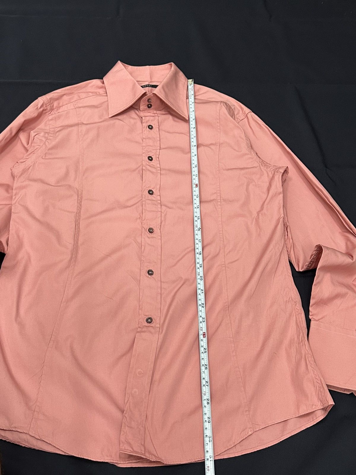 Gucci Gucci Panelled Button Heavy Cotton Up Shirt (Dusky Pink) Size US S / EU 44-46 / 1 - 13 Thumbnail