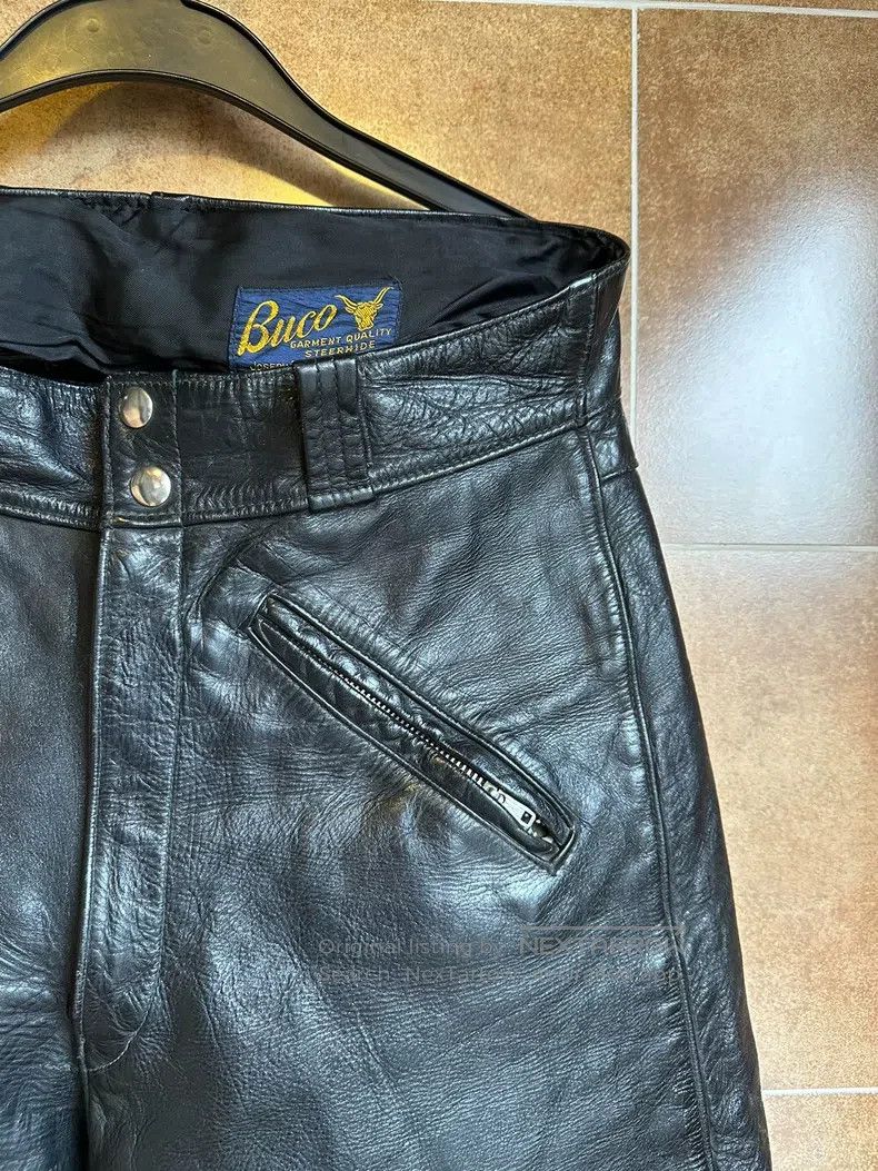 Buco Buco J99 Motorcycle Leather Pants Size US 32 / EU 48 - 3 Thumbnail