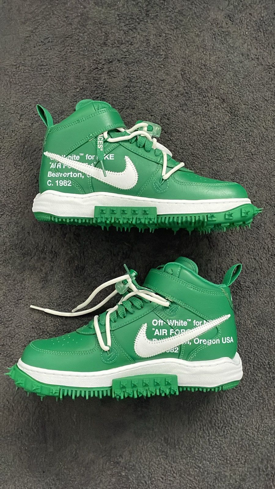 Nike × Off-White Air Force 1 Mid SP LTHR Size US 7.5 / EU 40-41 - 2 Thumbnail