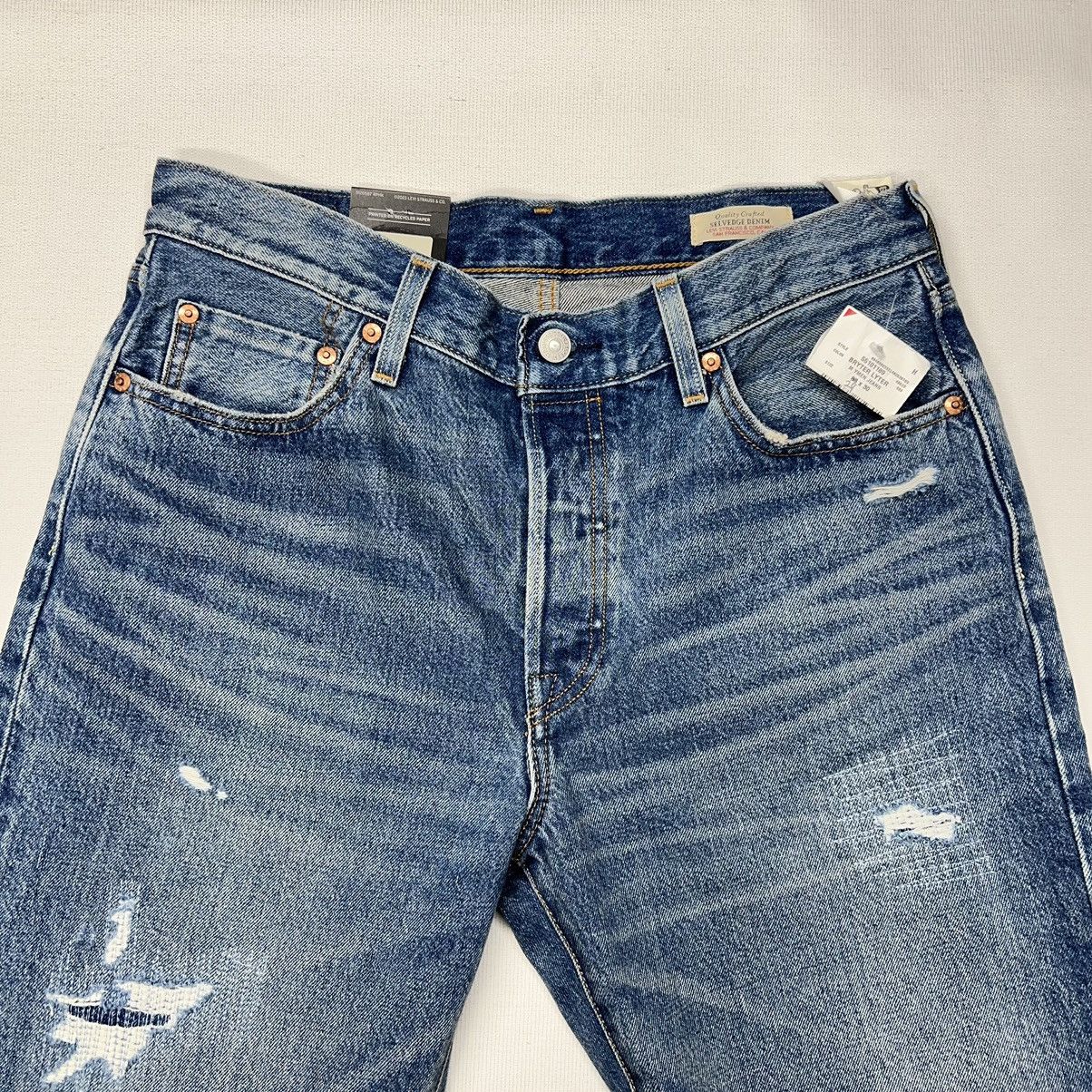 Levi's Made & Crafted NEW Levis 501 90s Jeans Blue Selvedge Denim Red Line Size 29" - 5 Thumbnail