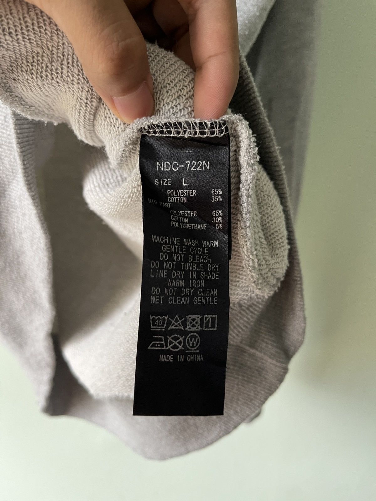 Number (N)ine Number Nine Denim Sweatshirt Size US M / EU 48-50 / 2 - 7 Thumbnail