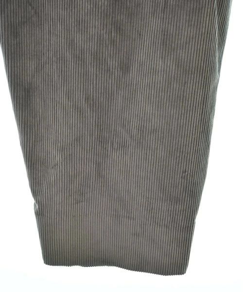 Comme des Garcons Homme Plus Cropped Pants Cotton Zipper Corduroy Pleated Hem Gray Size US 33 - 5 Thumbnail