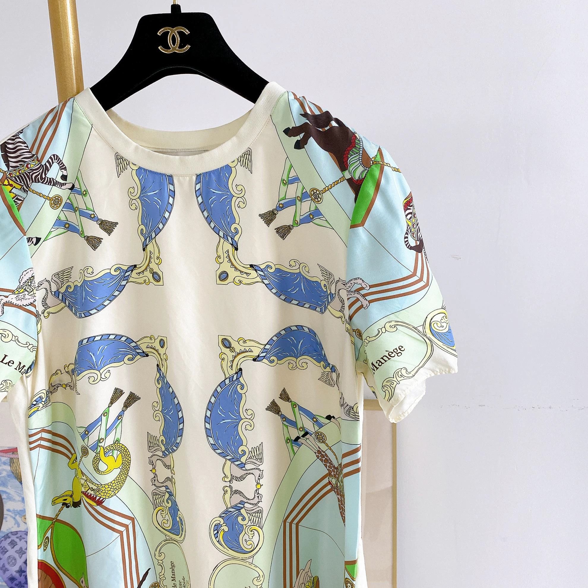 Tory Burch Tory Burch Printed Long Shirt Dresses S Size XS / US 0-2 / IT 36-38 - 4 Thumbnail