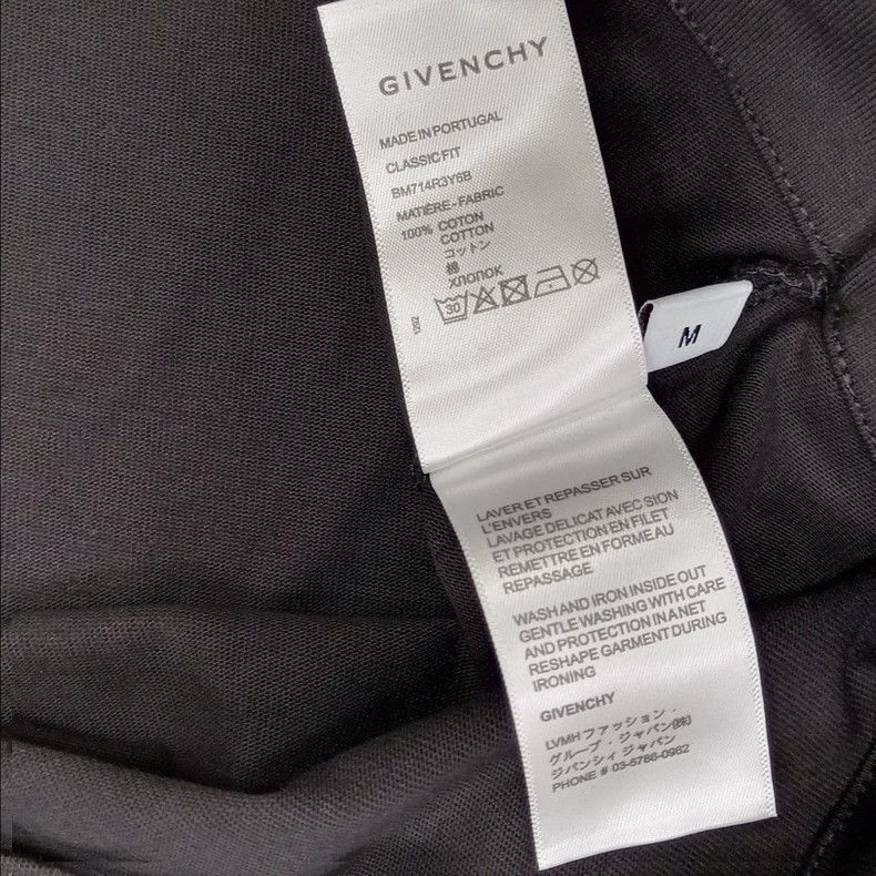Givenchy Givenchy Rainbow Logo Printed Short Sleeve T-Shirt Black Size US M / EU 48-50 / 2 - 9 Thumbnail