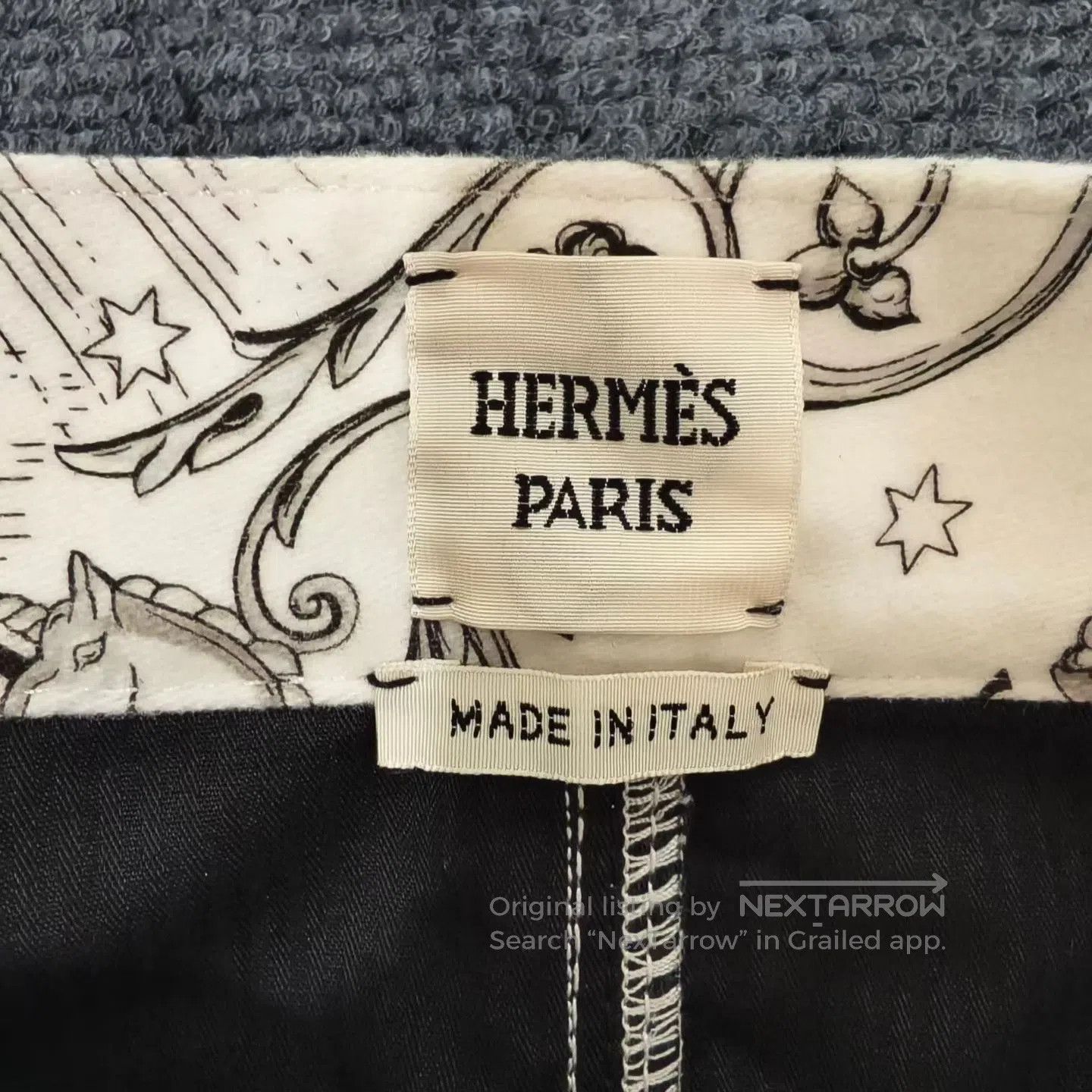 Hermes Hermes Constellation Print Skirt. Size 33" - 3 Thumbnail