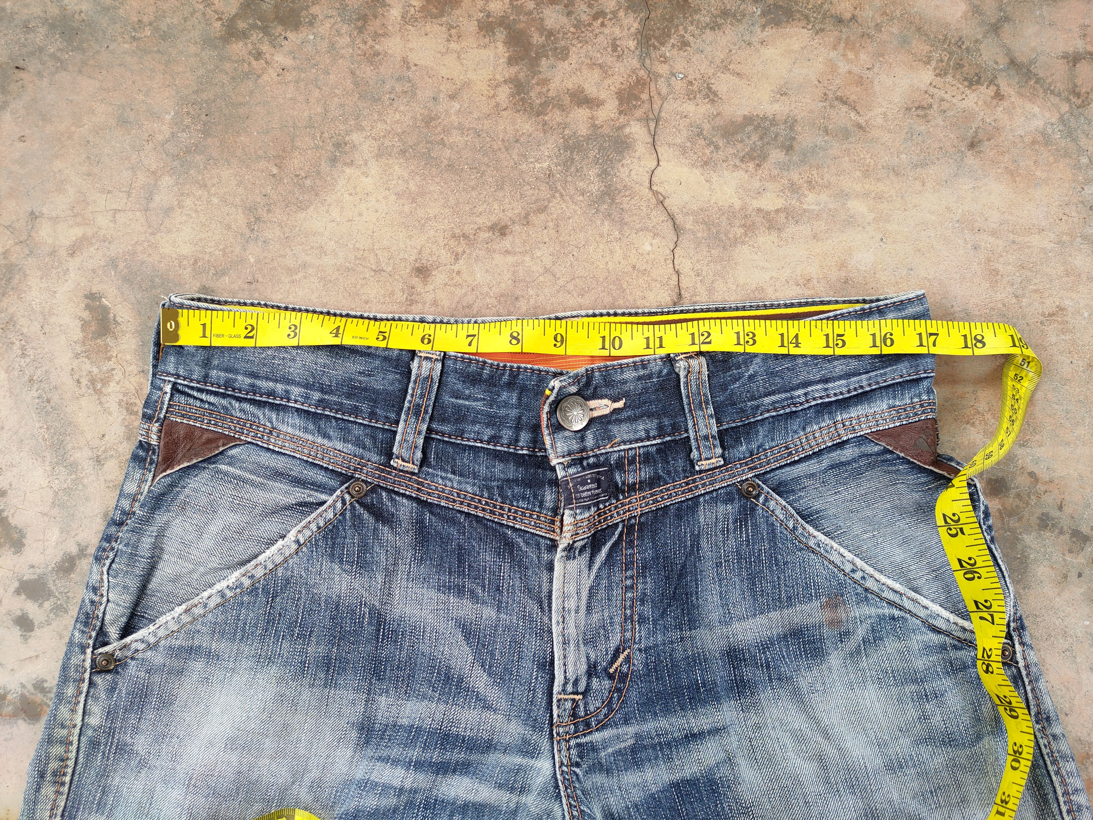 Edwin VINTAGE EDWIN BLUE TRIP DISTRESSED FADED JEANS PANTS Size US 34 / EU 50 - 9 Thumbnail