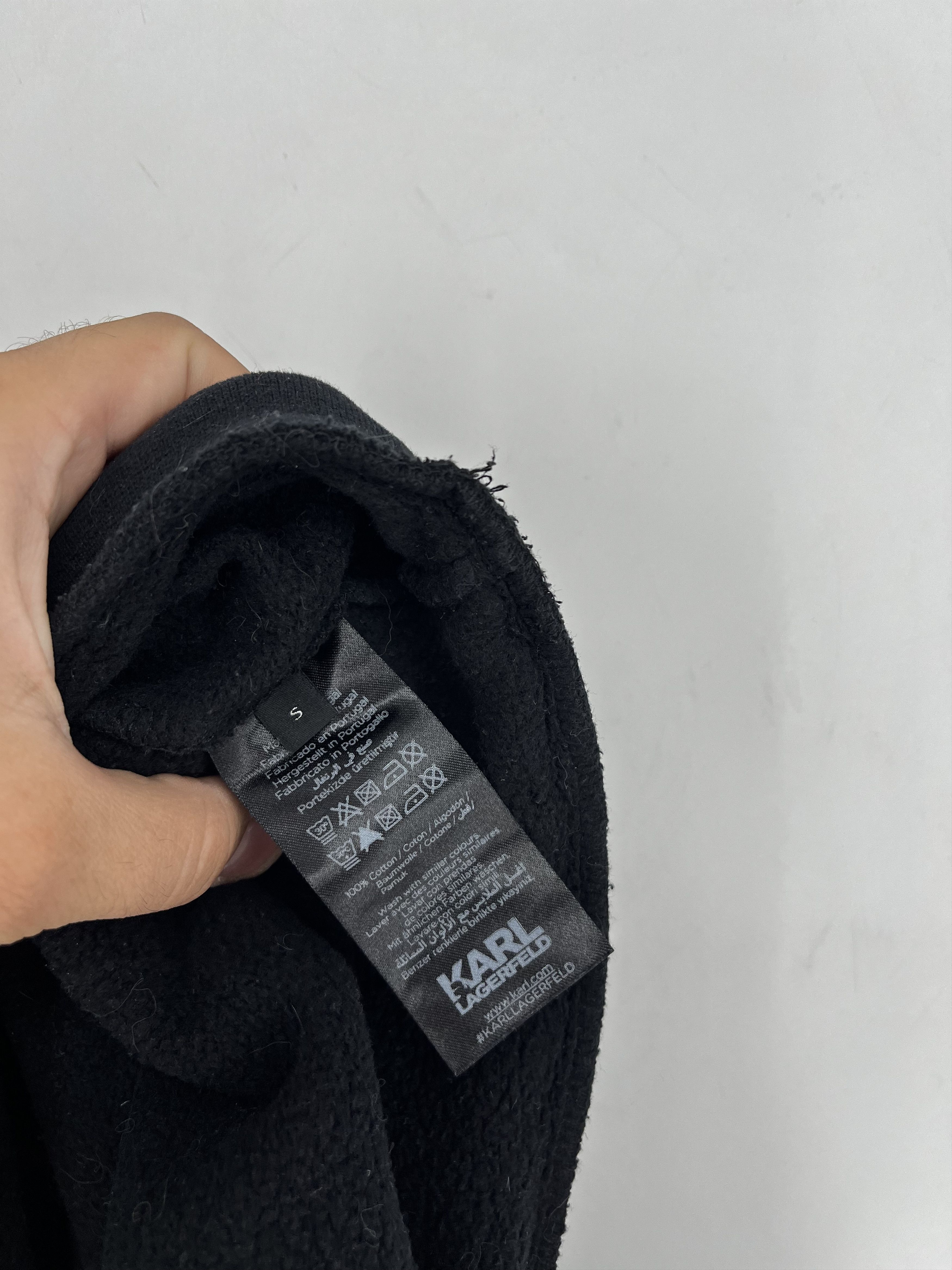 Karl Lagerfeld LGERFELD Karl Lagerfeld Black Label Logo Face Sweatshirt Size S / US 4 / IT 40 - 5 Thumbnail