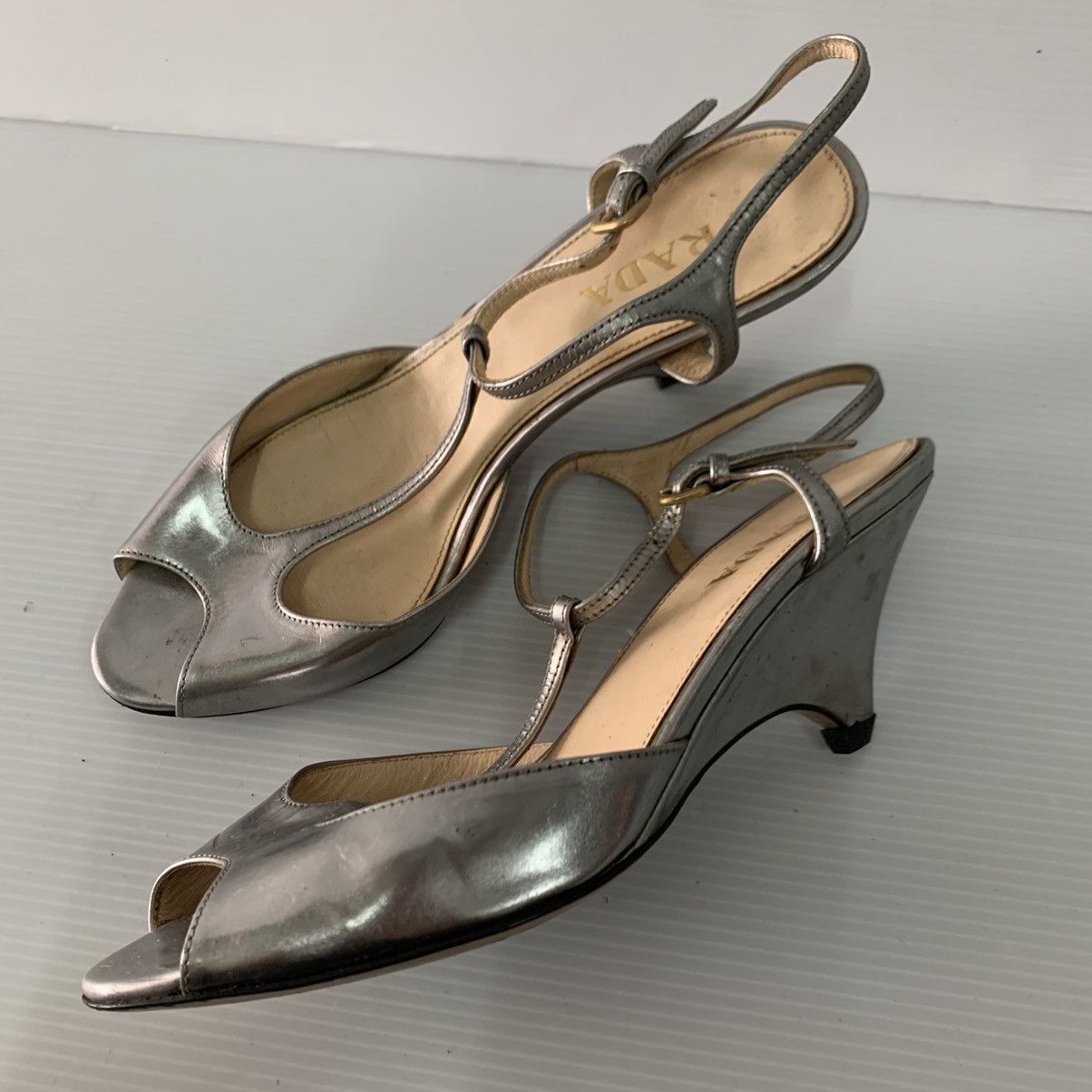 Prada Prada Leather Heels Size US 6 / IT 36 - 7 Thumbnail