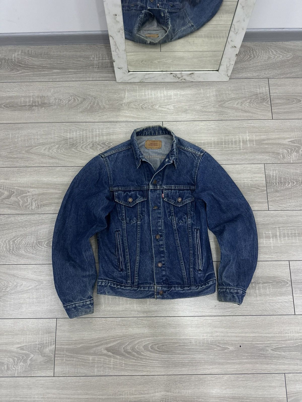 Levi's Levis Vintage Cat in The Hood Denim Jacket 90s Size L / US 10 / IT 46 - 4 Thumbnail