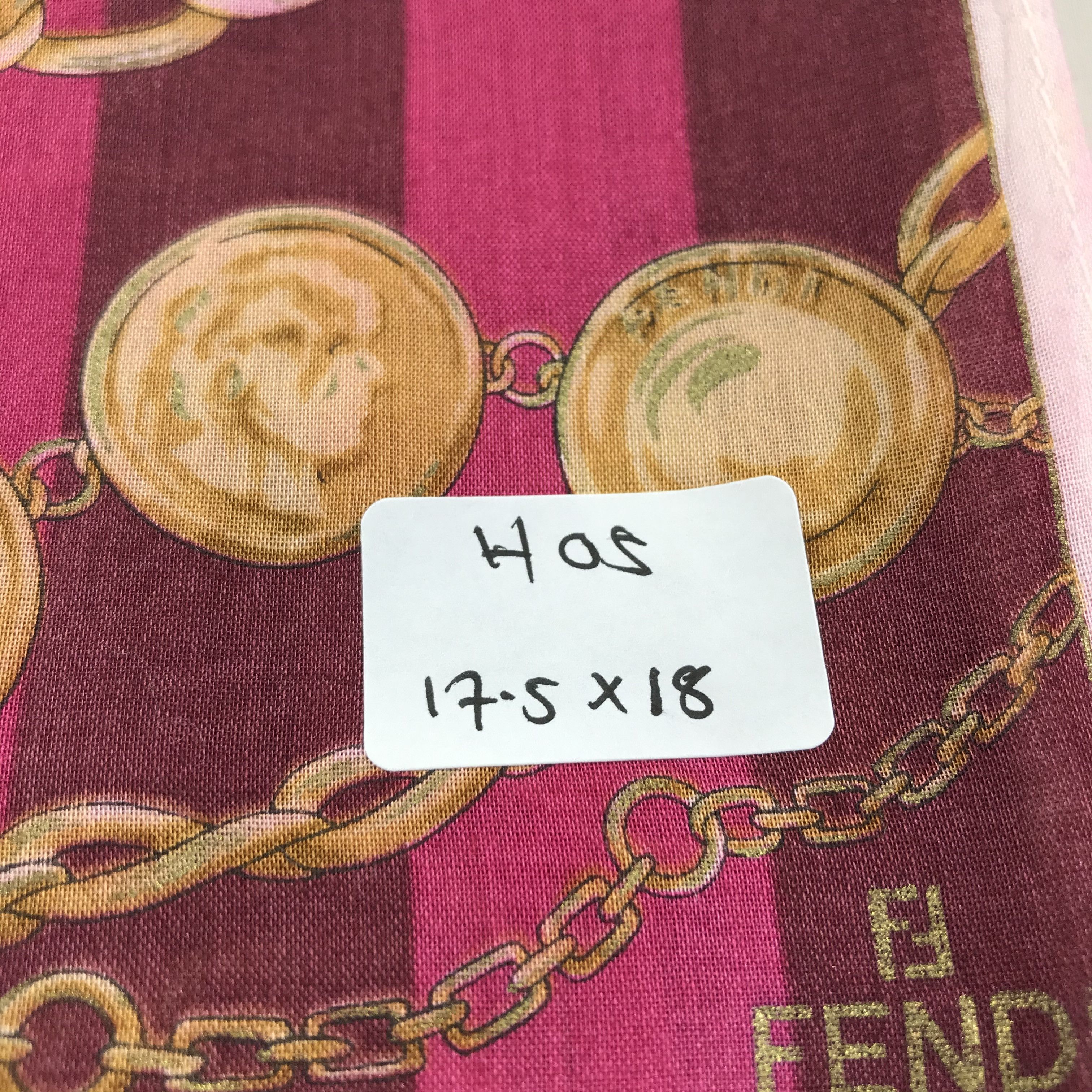 Vintage FeNdI Handkerchief Neckerchief Bandana H05 Size ONE SIZE - 5 Thumbnail