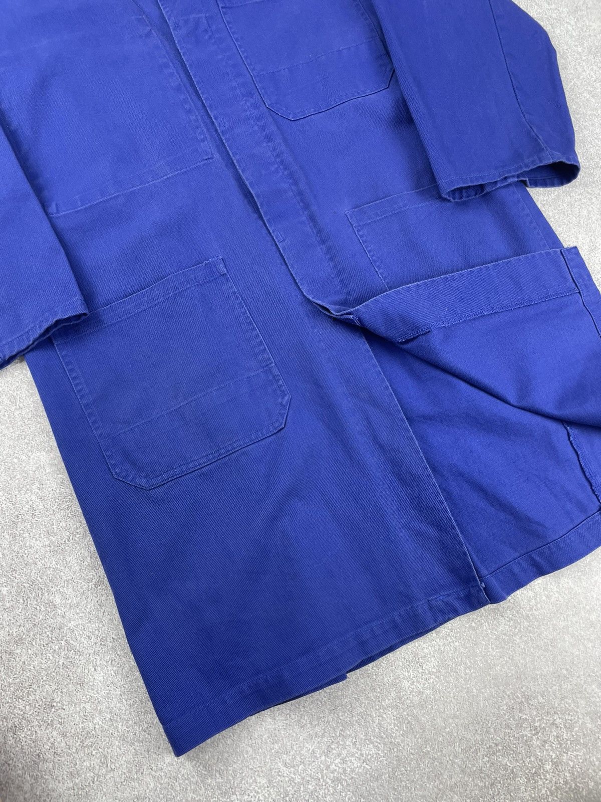 Le Laboureur × Le Mont Saint Michel × Vintage Vintage French Sanfor Workwear Faded Jacket Size US M / EU 48-50 / 2 - 8 Thumbnail