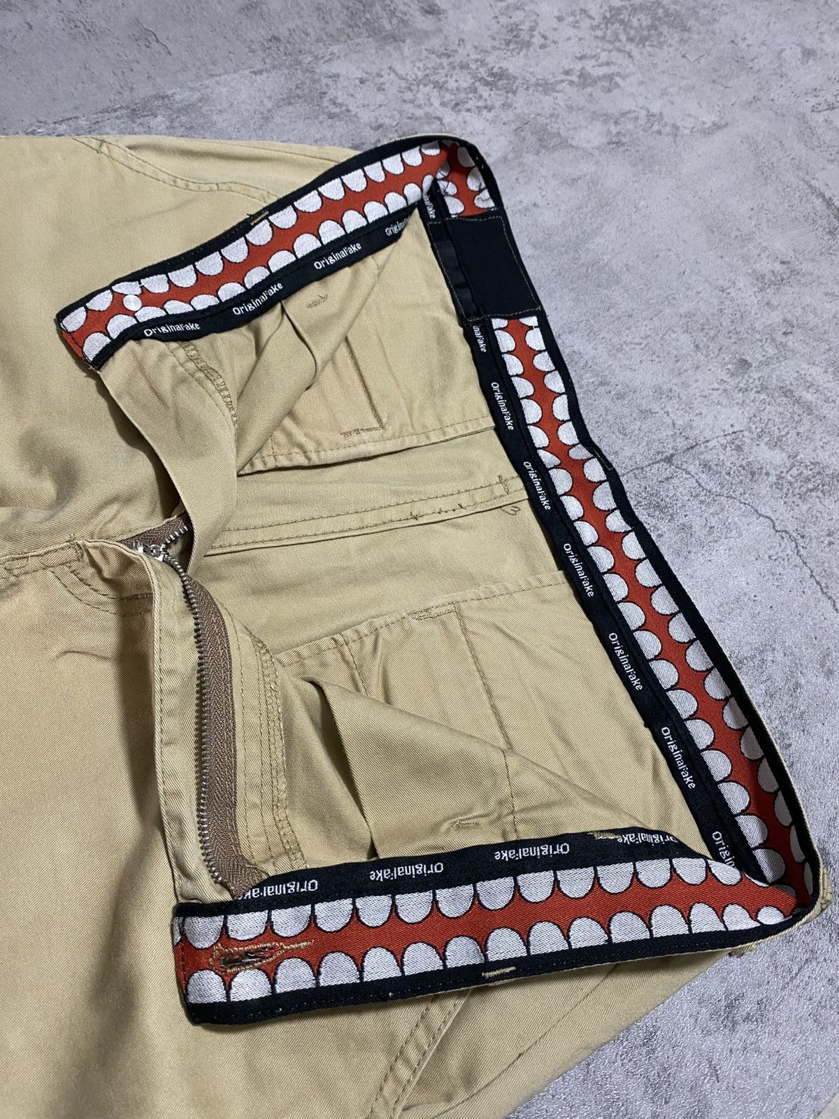 Original Fake SS11 ORIGINALFAKE KHAKI PANTS Size US 34 / EU 50 - 4 Thumbnail