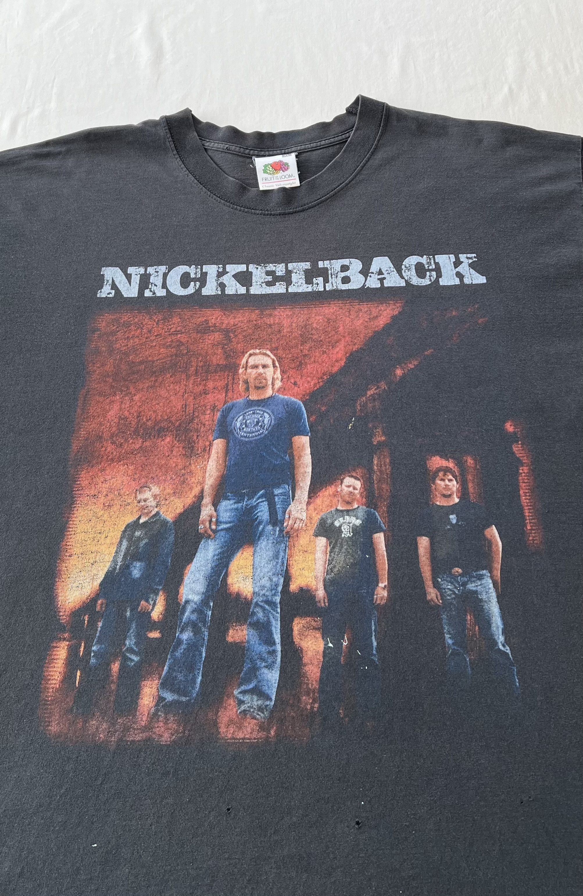 Band Tees Vintage 2003 Nickelback The Long Road Tour 03/04 T-shirt Size US XL / EU 56 / 4 - 5 Thumbnail
