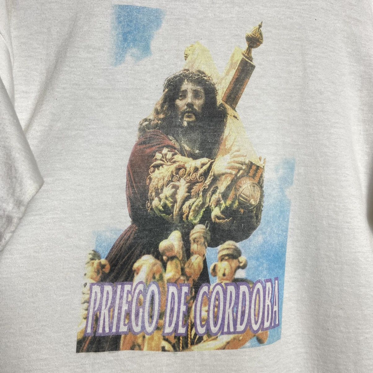Vintage 90s Jesus Graphic Art Tee