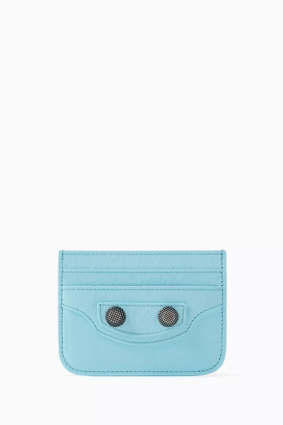 Balenciaga o1in1g1024 Size : OS / Le Cagole Card Holder in Light Blue Size ONE SIZE - 1 Thumbnail