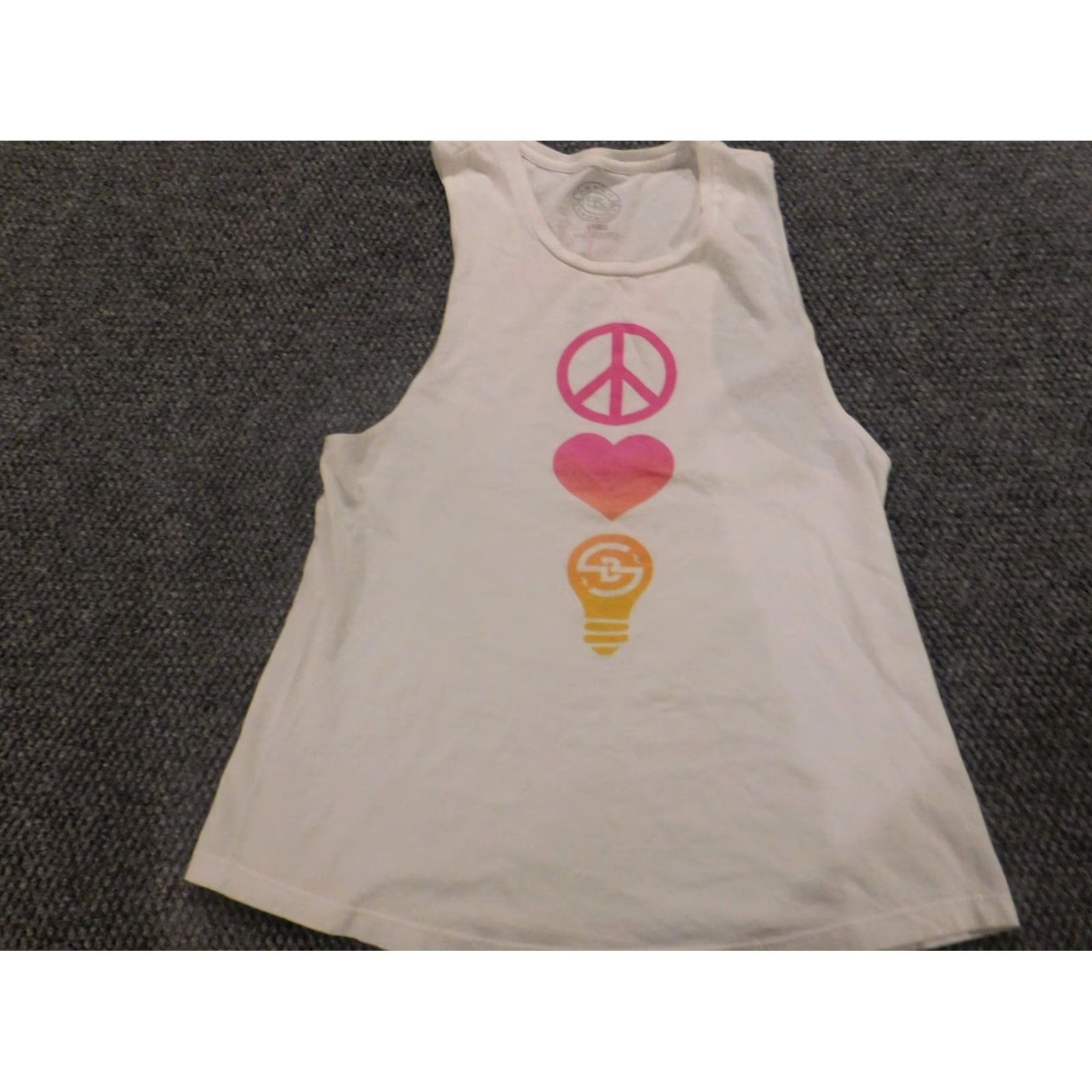Vintage VINTAGE? No. Shaky Laundry Simply Vera Vera Wang Tank Top Shirt Womens S Blue Crew Neck Pullover Casual Satin? Size S / US 4 / IT 40 - 3 Thumbnail