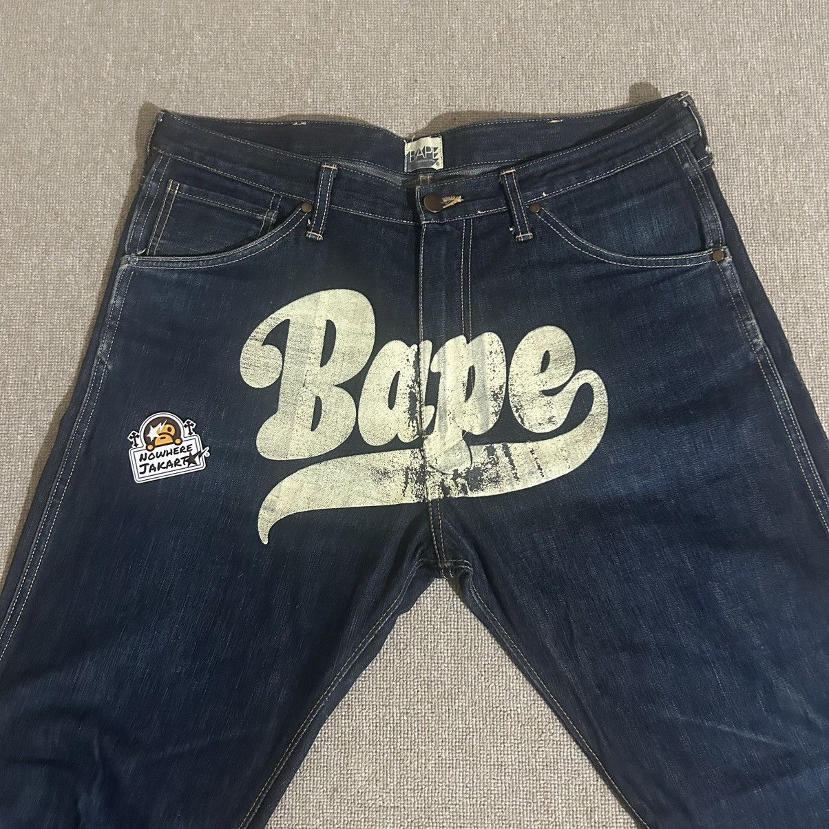 Bape Bape Denim Size US 35 - 3 Thumbnail