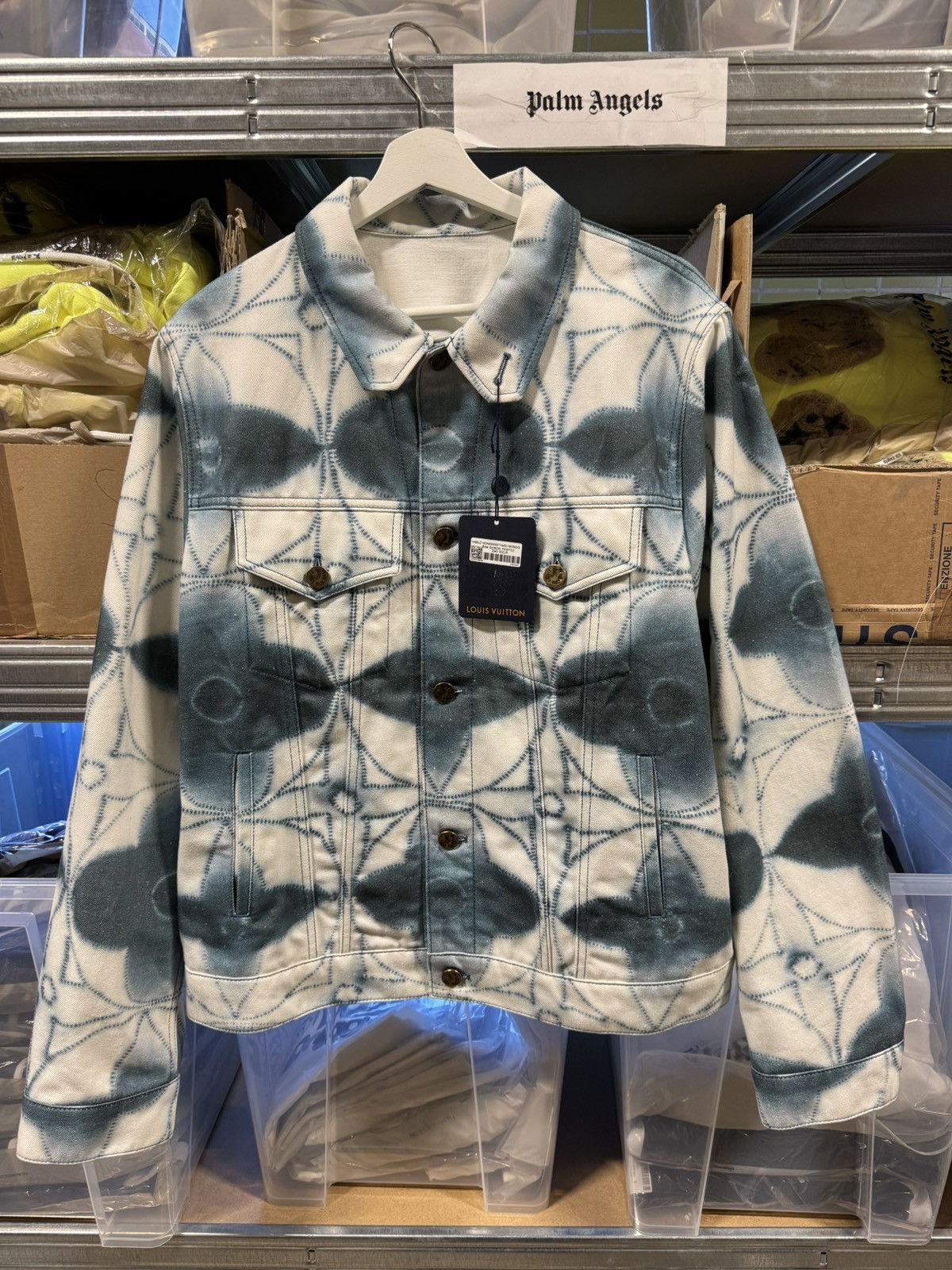 Louis Vuitton Louis Vuitton Shibori Overshirt Denim Jacket NEW 3500$ Size US XL / EU 56 / 4 - 1 Thumbnail