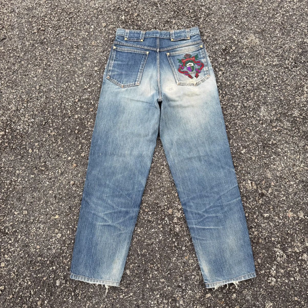 Trussardi VINTAGE TRUSSARDI FADED DENIM JEAN PANTS W29 Size US 29 - 1 Thumbnail