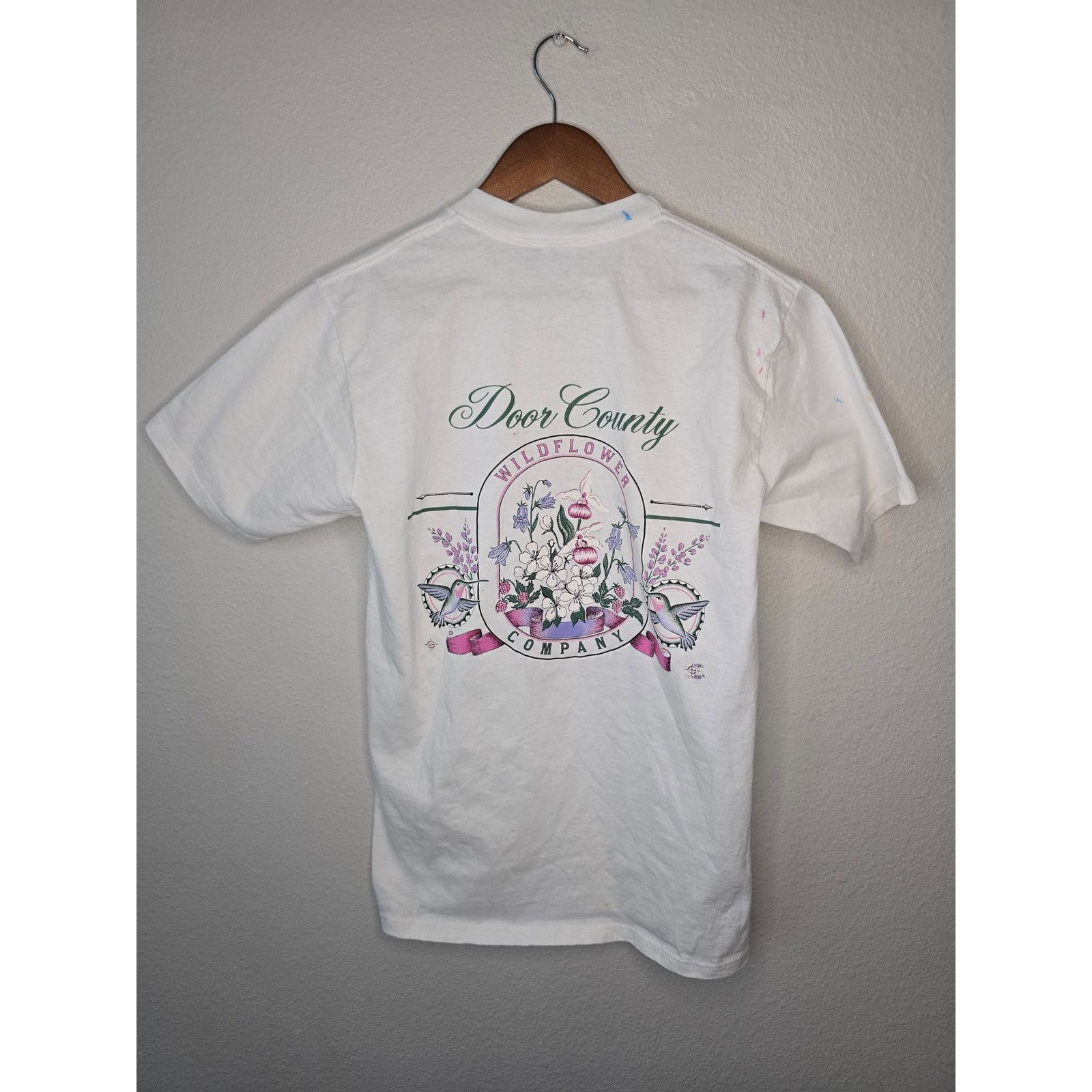 Jerzees × Vintage Vintage Test Print White New Mexico Floral Door Country Tee Size US M / EU 48-50 / 2 - 7 Thumbnail