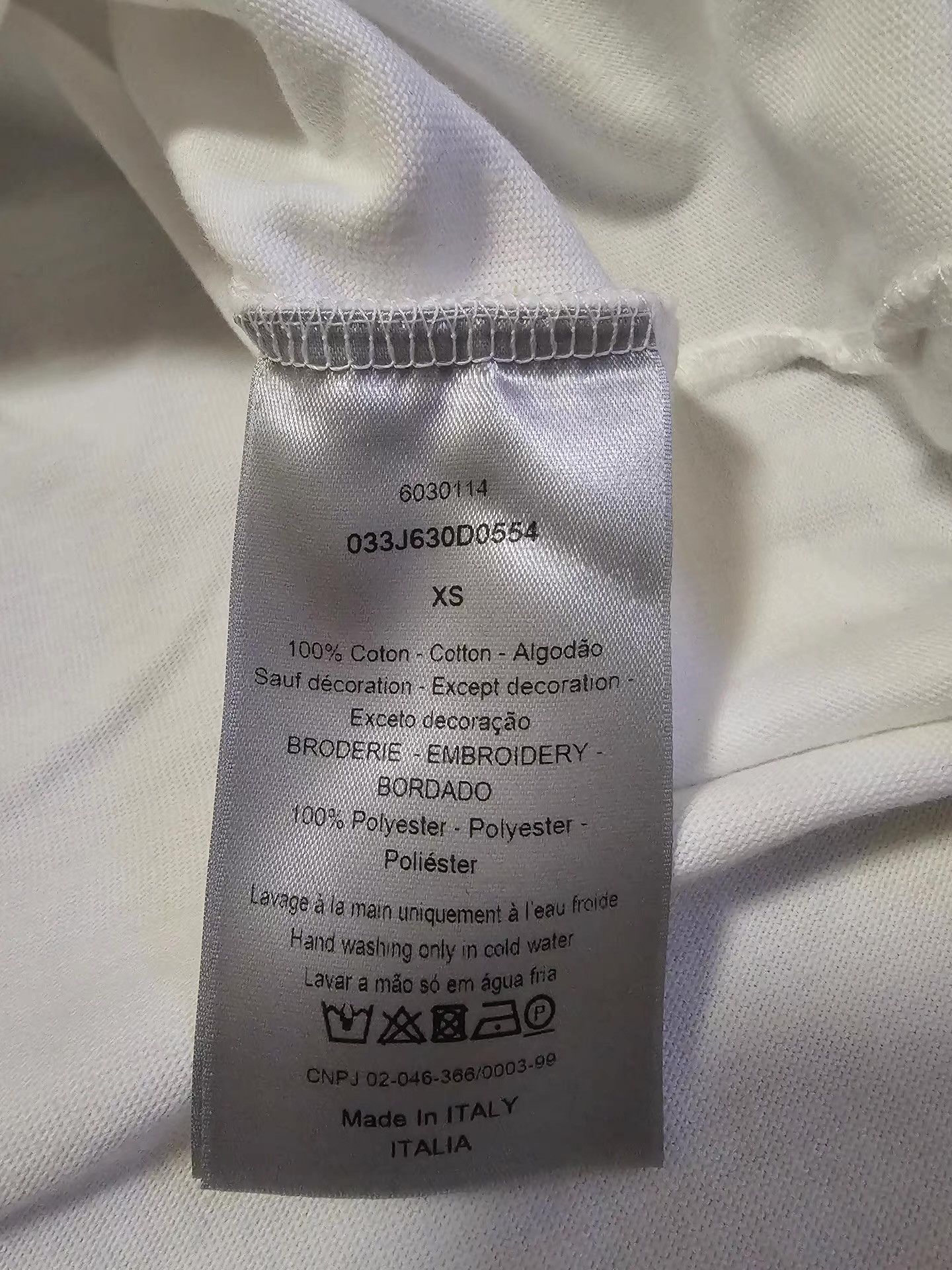 Dior Dior White Bee Short Sleeve T-shirt. Q4 Size US XS / EU 42 / 0 - 6 Thumbnail