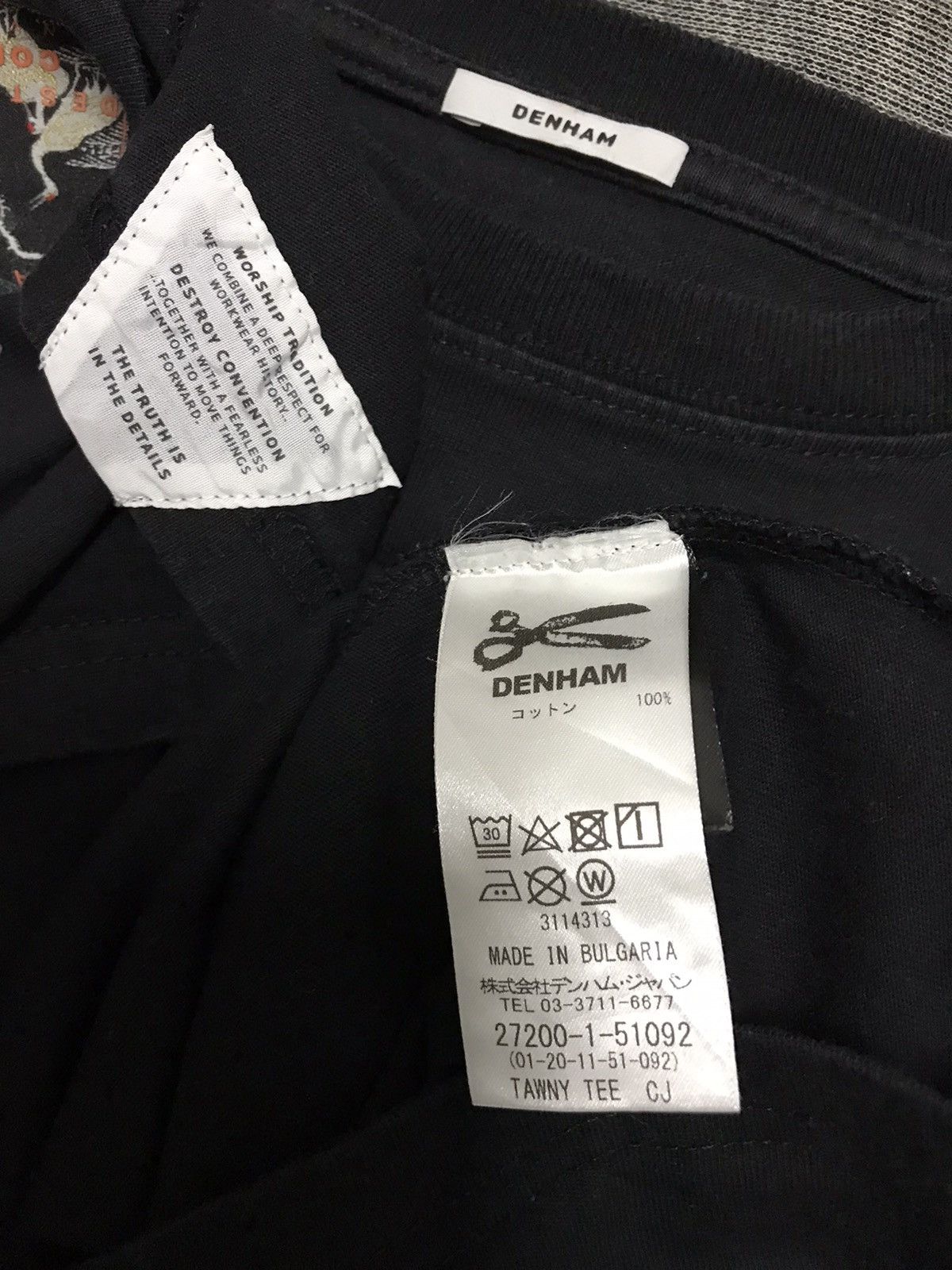 DENHAM DENHAM Destroy Convention Tees Size US M / EU 48-50 / 2 - 6 Thumbnail
