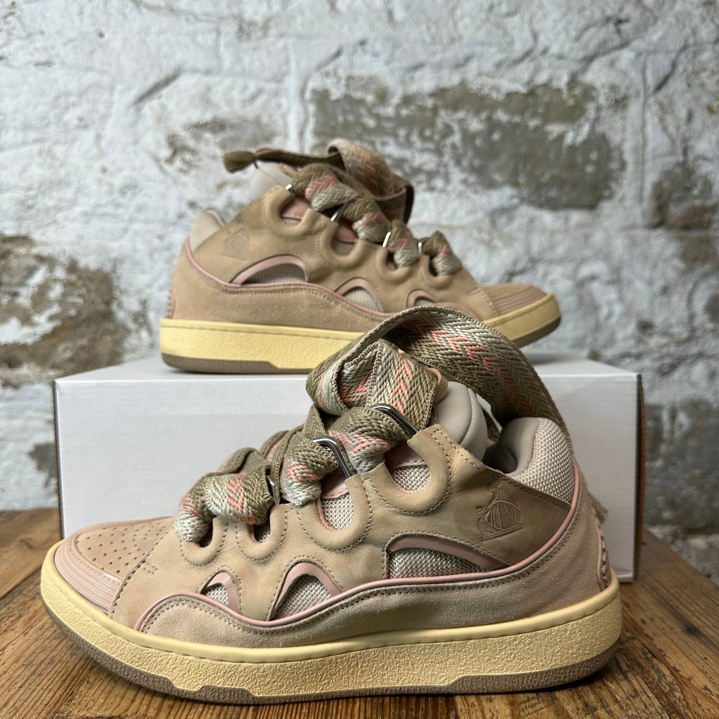 Lanvin Lanvin Curb Beige Pink Sneaker Sz 8 (41) Size US 8 / EU 41 - 1 Thumbnail