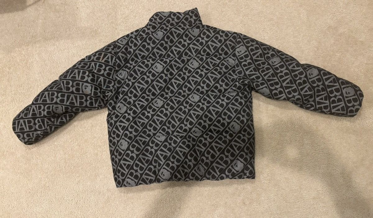 Bape DENIM MONOGRAM PUFFER DOWN JACKET Size US XL / EU 56 / 4 - 4 Thumbnail