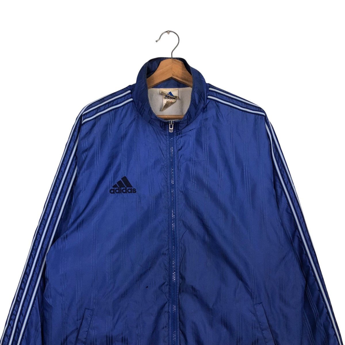 Adidas 📌Vintage Zipper Light Jacket Adidas Striped Size US M / EU 48-50 / 2 - 4 Thumbnail
