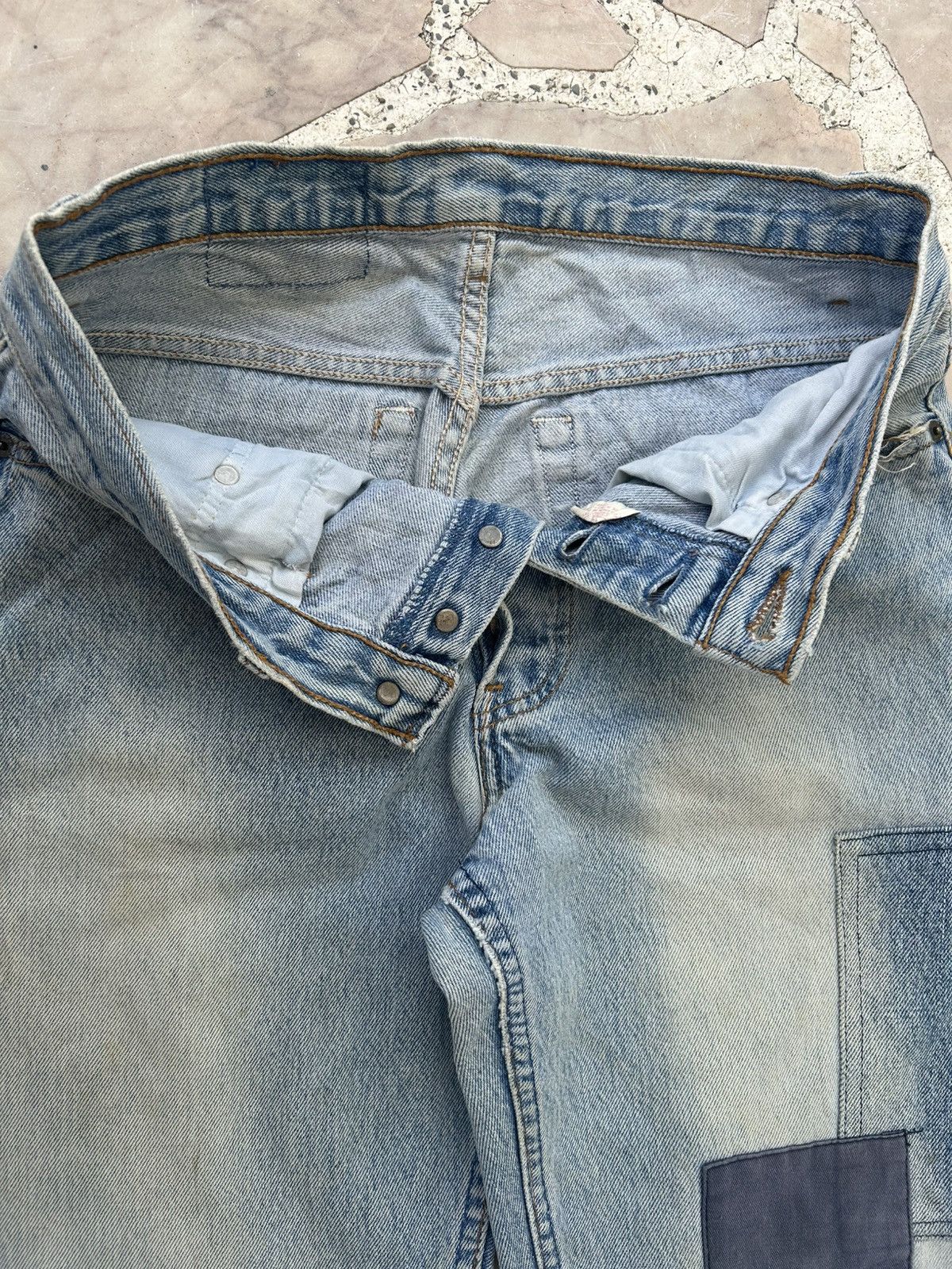 Levi's Levis 501 Patchwork Denim Size US 30 / EU 46 - 9 Thumbnail