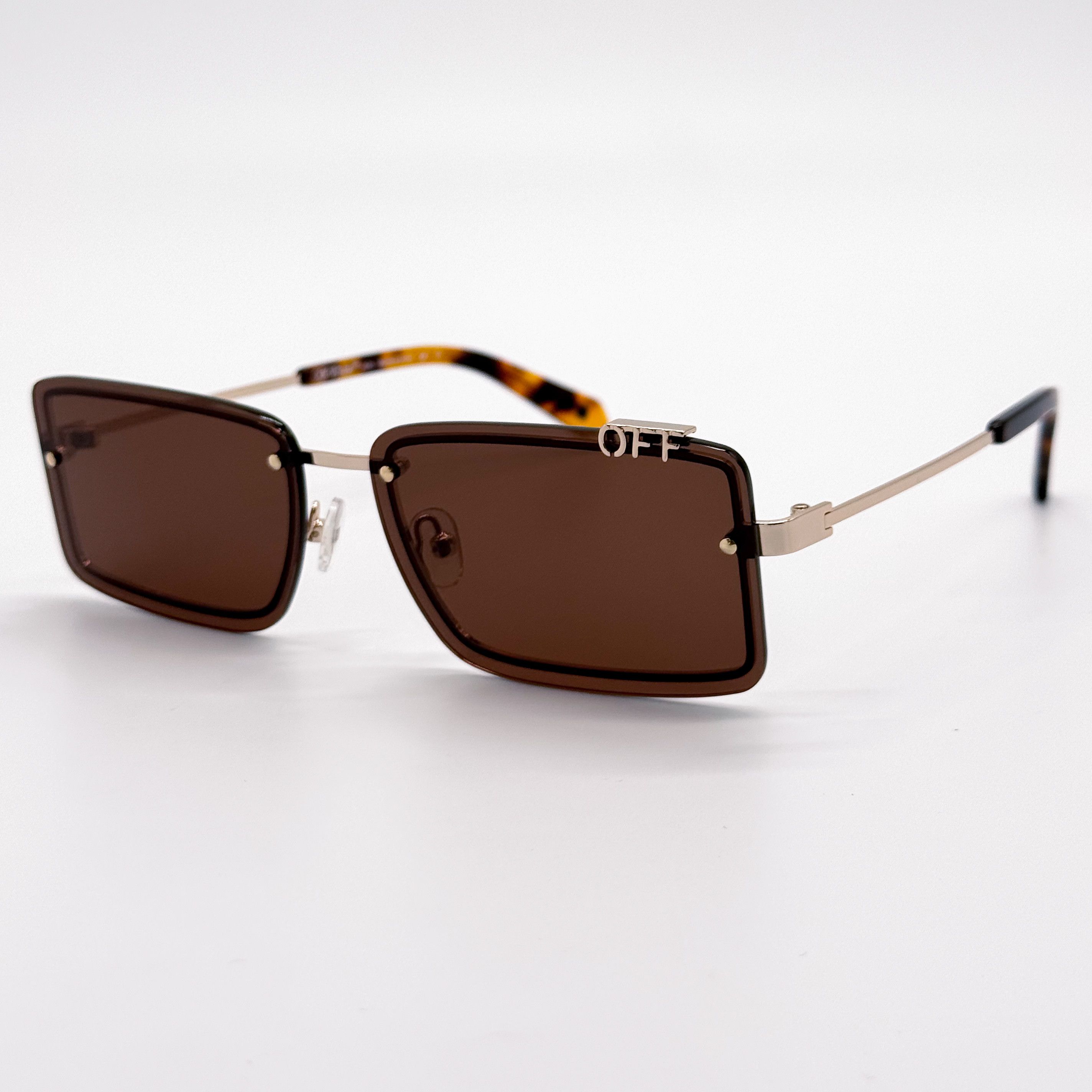 Off-White NEW OFF-WHITE OERI13N TAMPA 7664 SUNGLASSES WOMEN SQUARE Size ONE SIZE - 1 Thumbnail