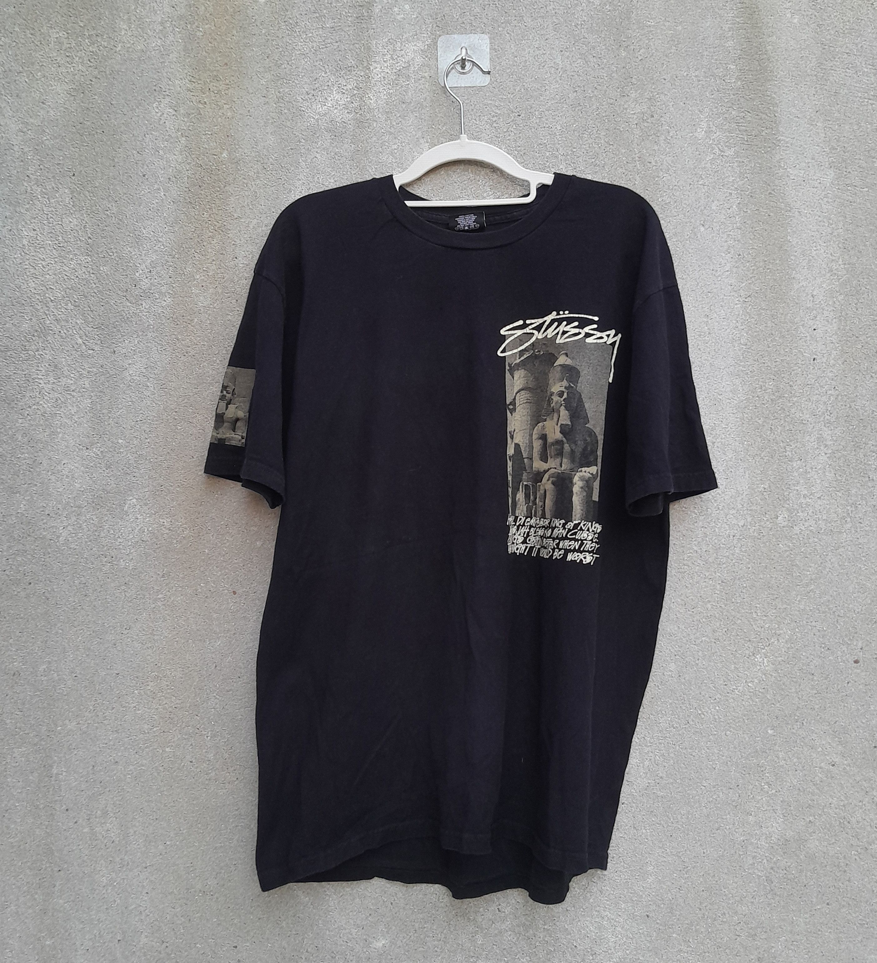 Stussy Stussy "Eye of Horus" Egyptian Graphic T-Shirt - Black Size US L / EU 52-54 / 3 - 2 Thumbnail