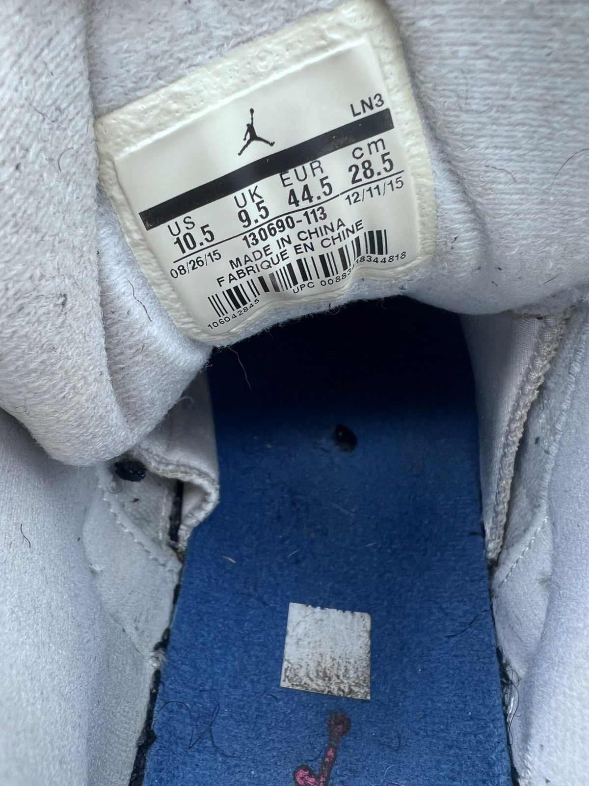 Jordan Brand Size 10.5 - Nike Air Jordan Retro 12 French Blue 2015 Size US 10.5 / EU 43-44 - 5 Thumbnail