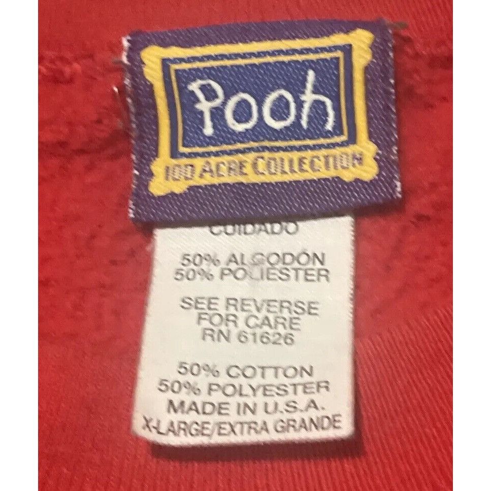 Disney Vintage 90's XL Disney Pooh Tigger Embroidered Crewneck Swea Size US XL / EU 56 / 4 - 3 Thumbnail