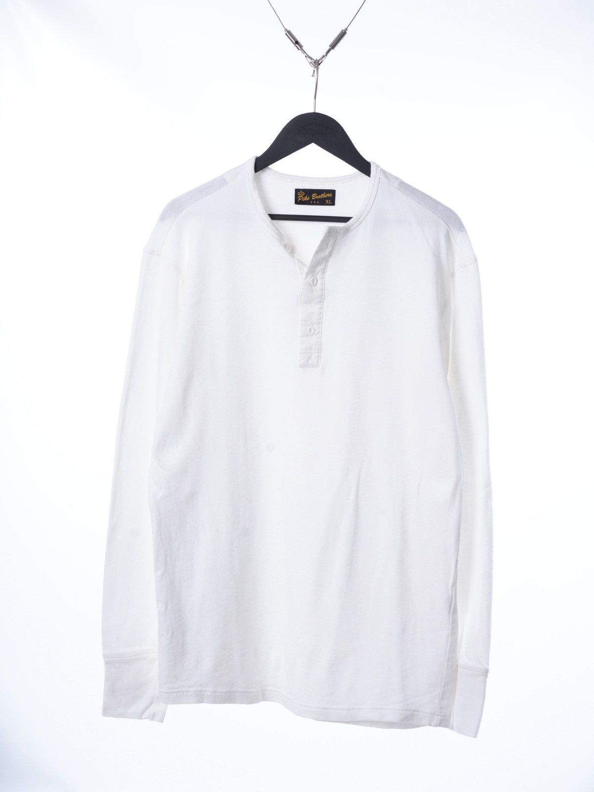 Pike Brothers PIKE BROTHERS 1927 HENLEY SHIRT - FADED White Size US XL / EU 56 / 4 - 1 Thumbnail