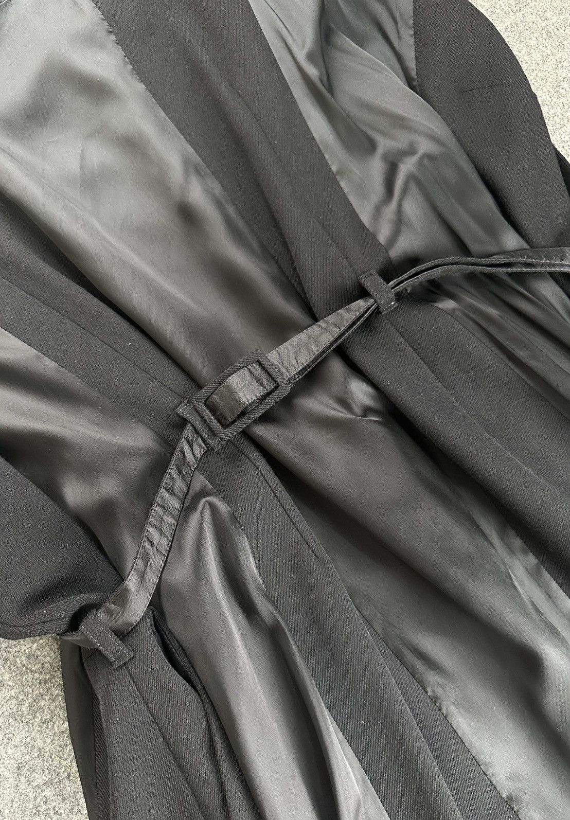 H&M × Maison Margiela Maison Margiela - H&M 2012 Wool/Polyester Midi Belted Dress Size ONE SIZE - 8 Thumbnail