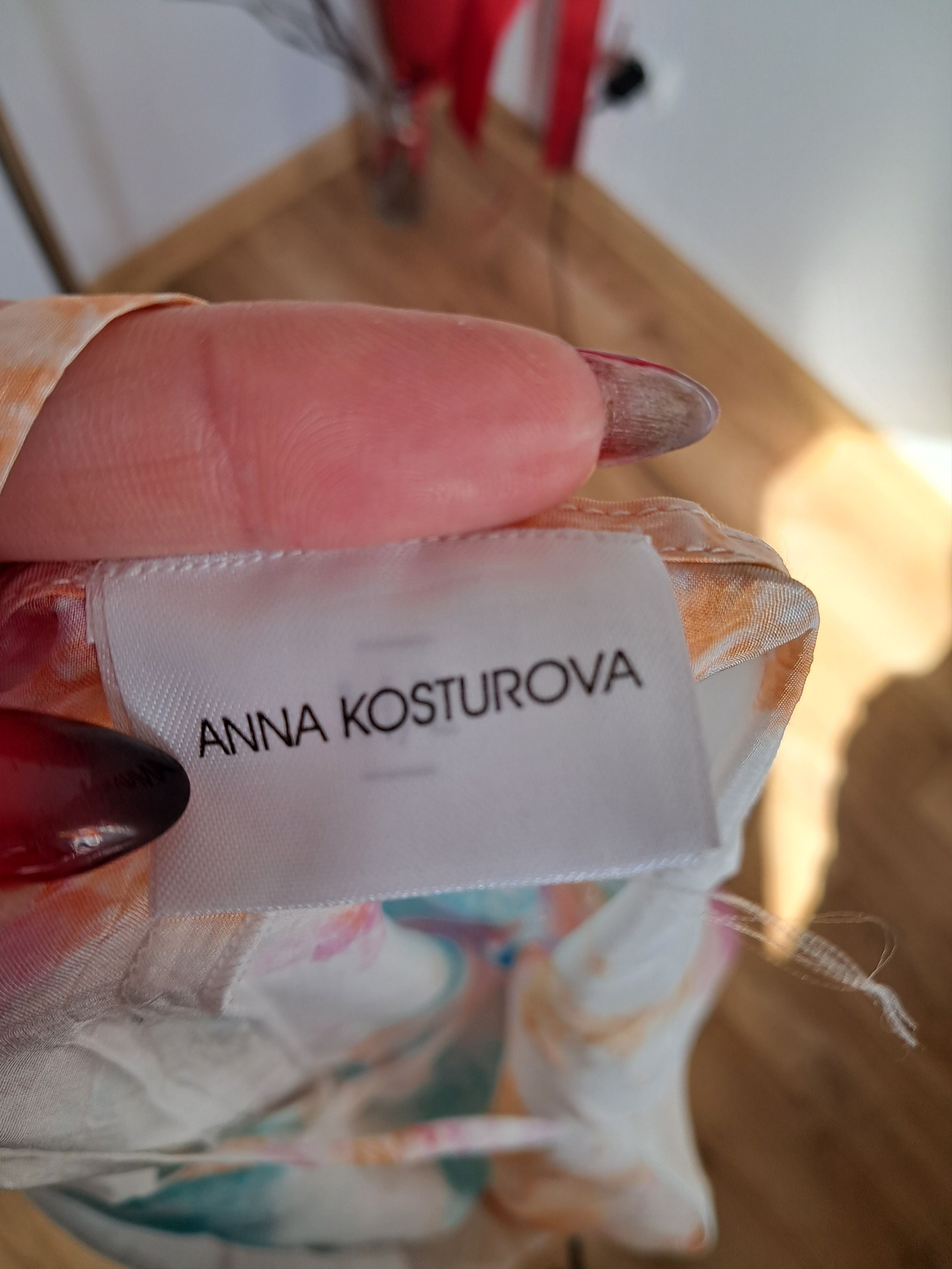 Other Anna Kosturova Silk Tie-Dye Halter Maxi Dress Brand New M/L Size M / US 6-8 / IT 42-44 - 8 Thumbnail