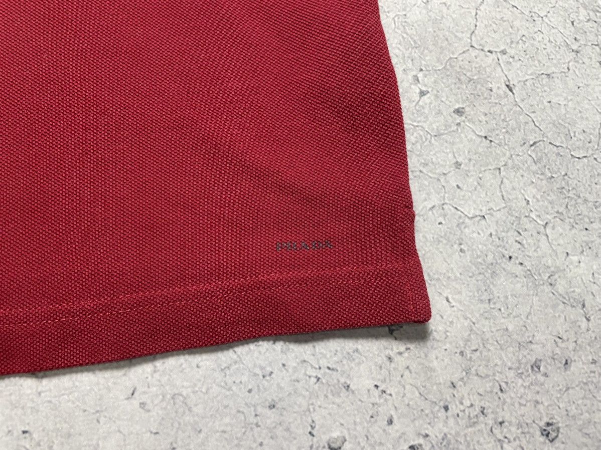 Prada Prada Luxury Polo Shirt Red Size US XXL / EU 58 / 5 - 6 Thumbnail