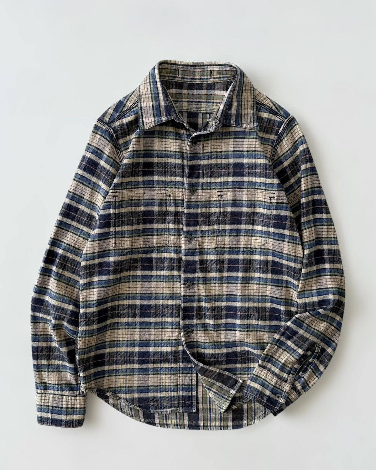 Nigel Cabourn NIGEL CABOURN CHECK REVERSIBLE SHIRT Size US M / EU 48-50 / 2 - 3 Thumbnail