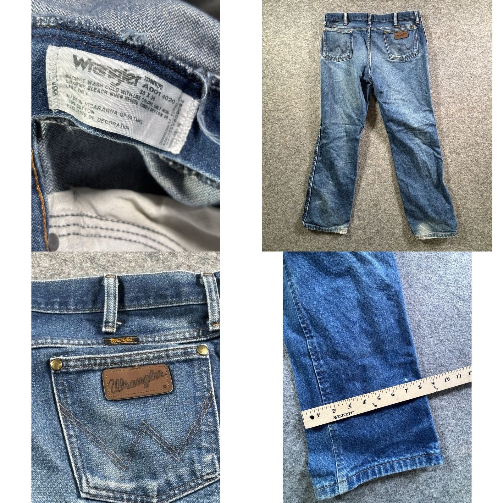 Wrangler VINTAGE Wrangler Jeans? Not Vintage. Size US 36 / EU 52 - 8 Thumbnail