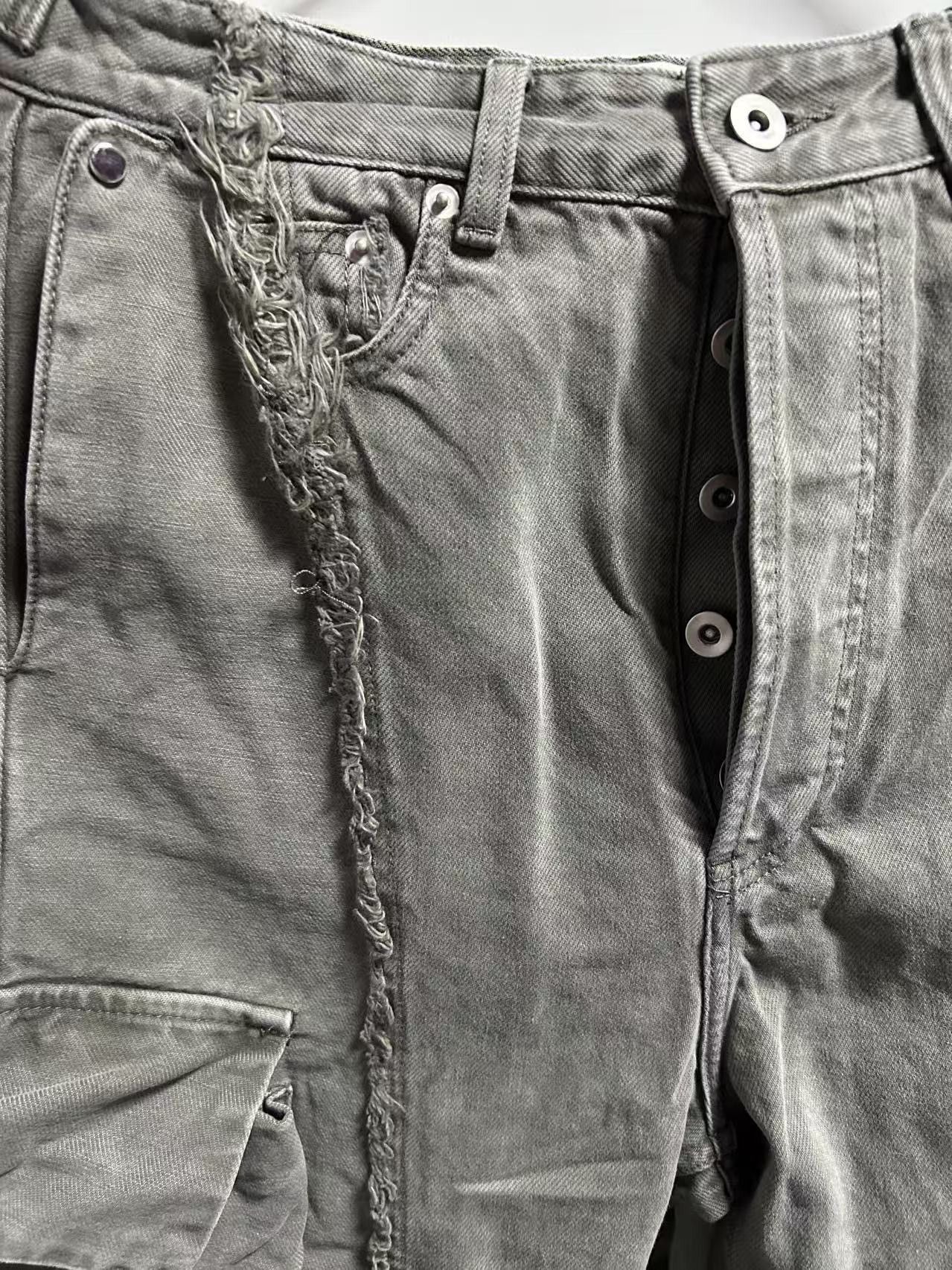 Vuja De Vuja De The "Diviser" Inside-Out Denim Cargo Pants - Size S Size US 31 - 4 Thumbnail