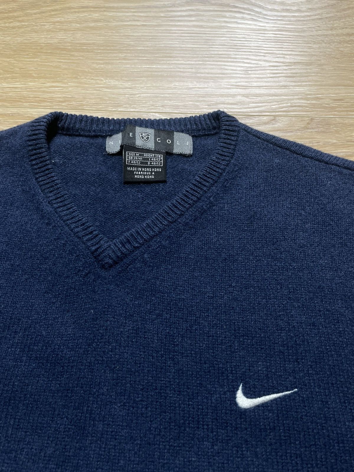 Nike Nike sweater vest wool vintage nike mini logo Size US M / EU 48-50 / 2 - 2 Thumbnail