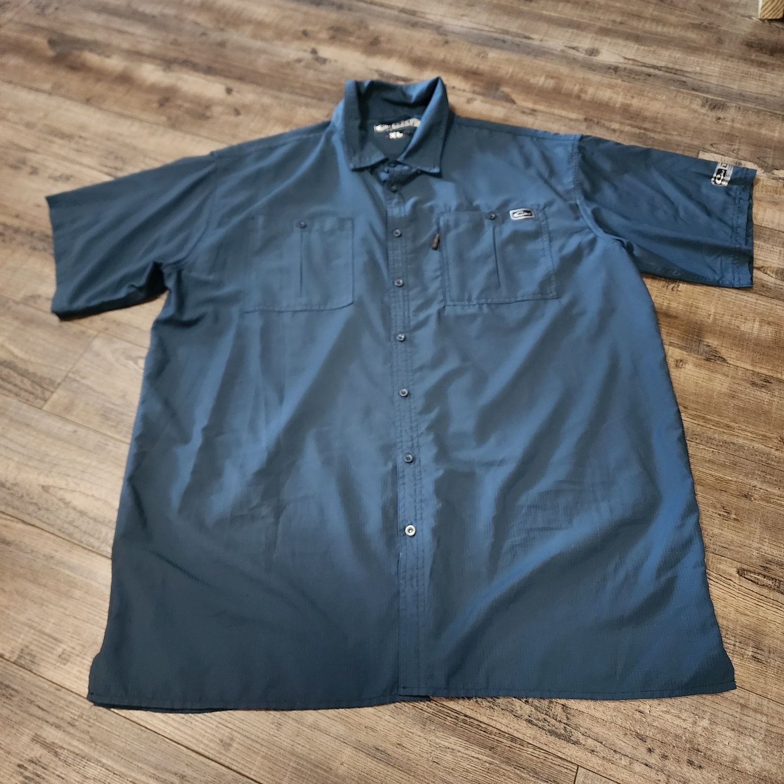 Drake Drake Performance short sleeve button up shirt Blue XL 2505 Size US XL / EU 56 / 4 - 1 Thumbnail