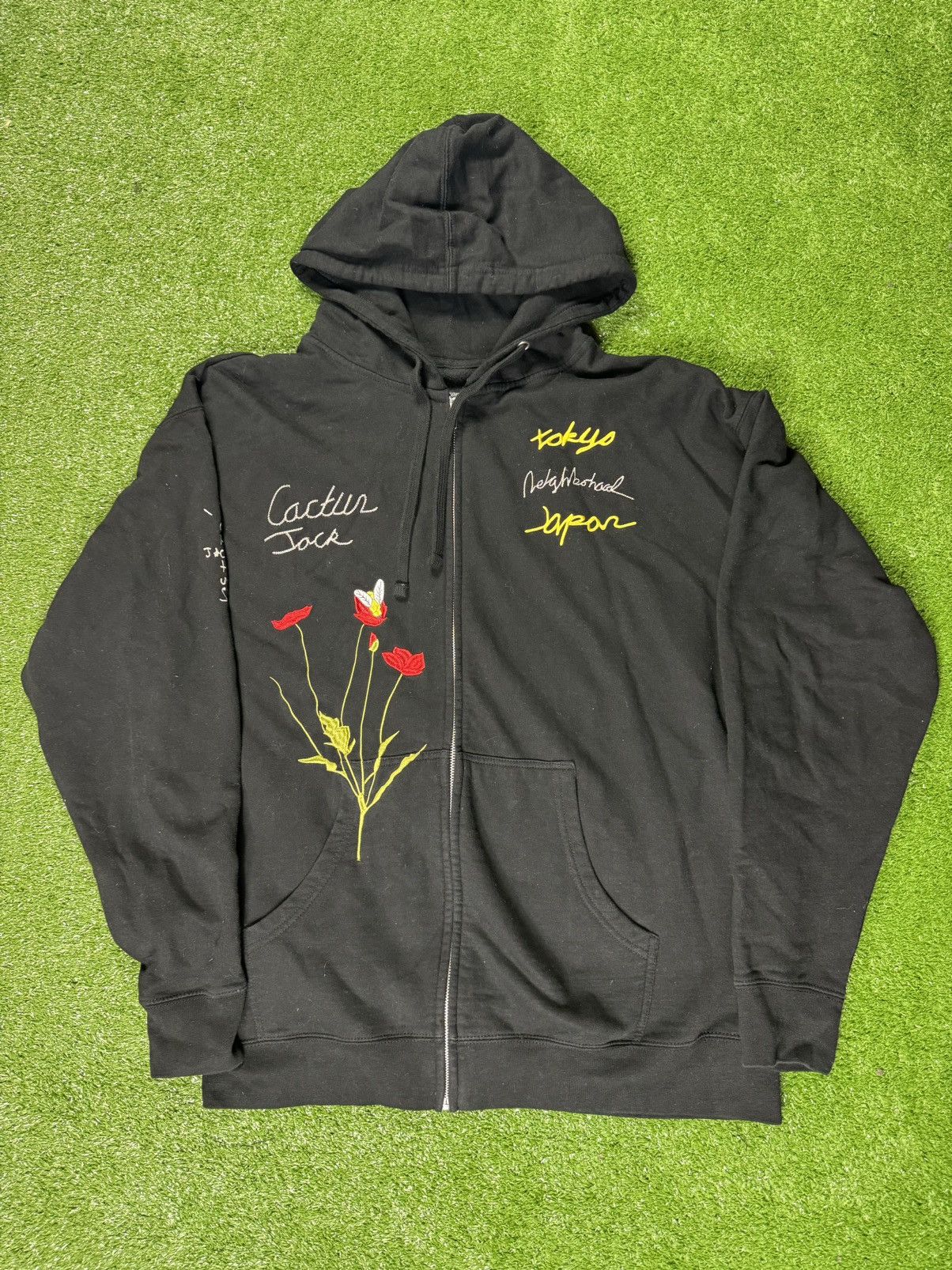 Neighborhood × Travis Scott Travis Scott Cactus Jack X Neighborhood  Carousel Hoodie | Grailed