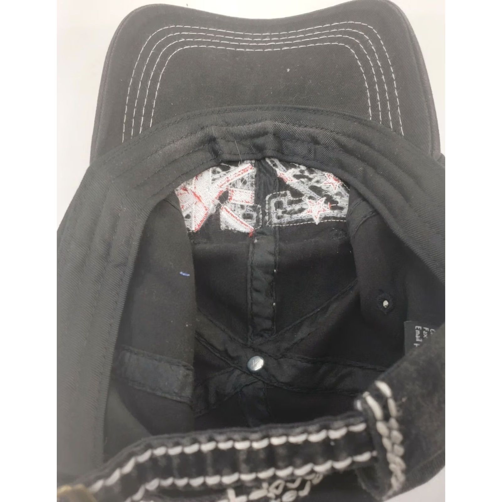 Bally NEW ZEALAND FERN BLACK ADJUSTABLE STRAP HAT BALL CAP FLAG Big Stitch Embroidered HAT Size ONE SIZE - 6 Thumbnail