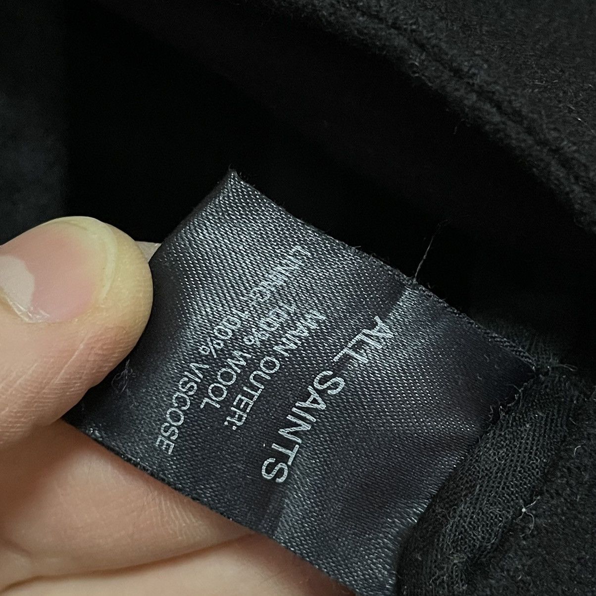 Allsaints × Japanese Brand Allsaints Classic Luxury Wool VERSAILLES Coat jacket blazer Size US M / EU 48-50 / 2 - 8 Thumbnail